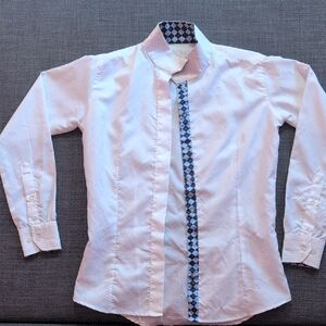 Equine Couture Women's Show Shirt XS White